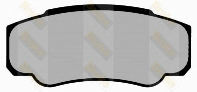BRAKE ENGINEERING pa1286 -  Комплект тормозных колодок, дисковый тормоз